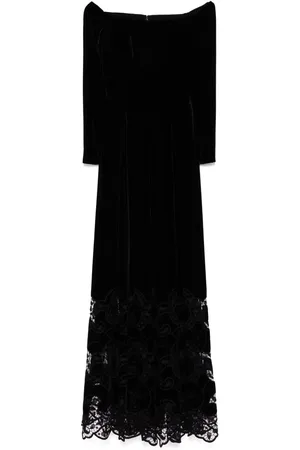 Elie saab Robe en velours à broderies