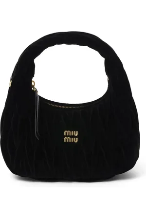 Miu Miu Sac porté épaule matelassé Wander en velours