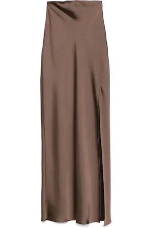 Patrizia Pepe Jupe longue en satin