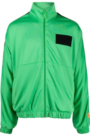 Heron Preston Veste Tracktop à fermeture zippée