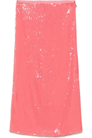 Patrizia Pepe Jupe mi-longue à sequins brodés