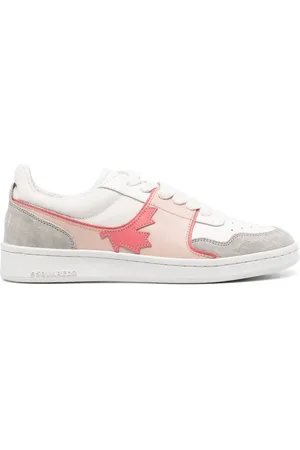 Dsquared2 Baskets colour block à patch feuille d