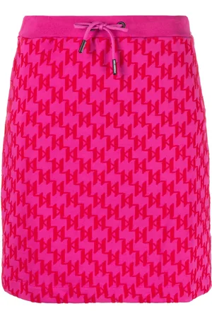 Karl Lagerfeld Jupe à motif monogrammé
