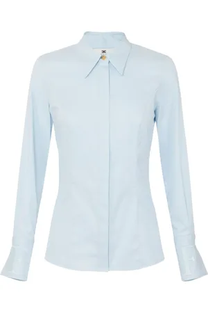 Elisabetta Franchi Chemise à logo brodé