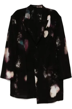 YOHJI YAMAMOTO Veste à imprimé abstrait