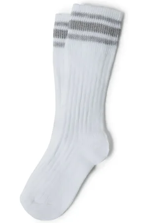 Brunello Cucinelli Chaussettes nervurées à rayures