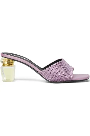 VERSACE Mules Bright Crystal 70 mm
