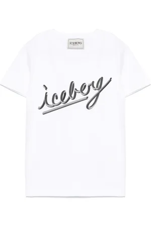 Iceberg T-shirt à logo contrastant