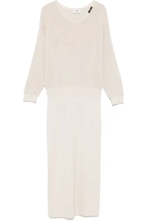 Elisabetta Franchi Robe mi-longue à détail métallisé