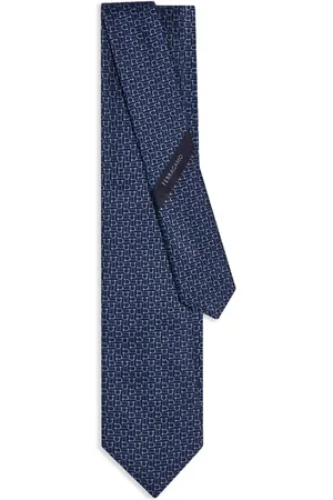 Salvatore Ferragamo Cravate Gancini en jacquard