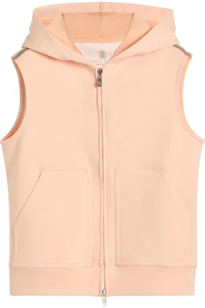 Brunello Cucinelli Gilet zippé à capuche