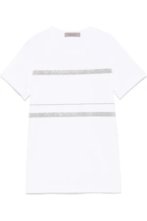 D.EXTERIOR T-shirt à ornements métalliques