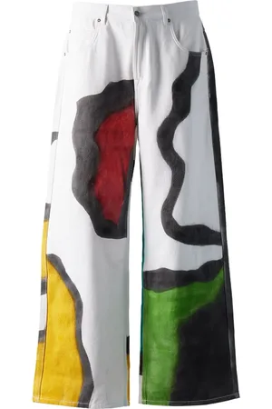 Glass Cypress Jean Painted 