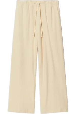 Burberry Pantalon en coton à coupe droite