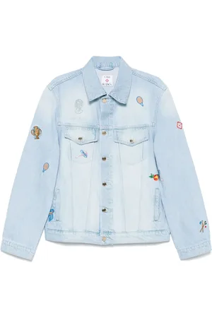 Casablanca Veste en jean à broderies