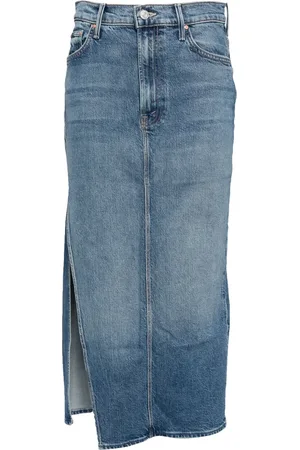 Mother Jupe mi-longue The Split Second en jean