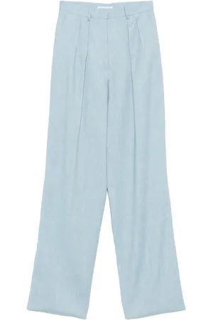 Manuel Ritz Pantalon à design plissé