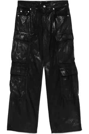 Rick Owens Jean Double à poches cargo