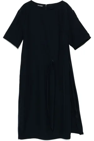 Emporio Armani Robe courte nouée sur le côté