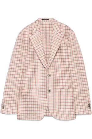 GABRIELE PASINI Blazer à motif pied-de-poule