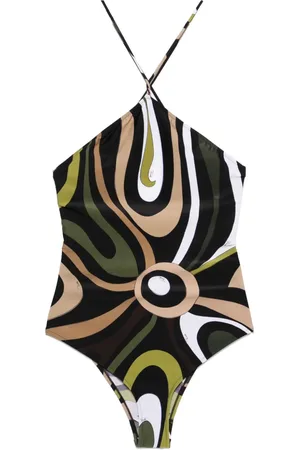 Puccini Maillot de bain à imprimé Marmo