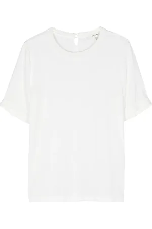 Frame T-shirt à bords en crochet