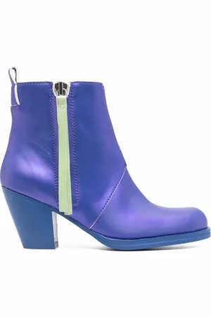 Honey Fucking Dijon Bottes en cuir à fermeture zippée