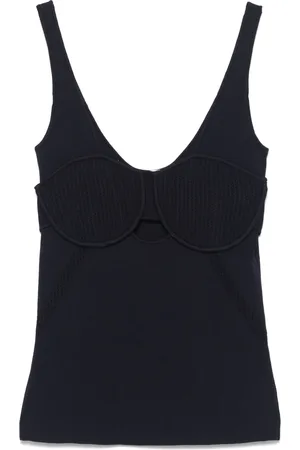 Patrizia Pepe Haut-bustier à design nervuré