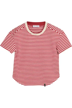 Brunello Cucinelli T-shirt à rayures