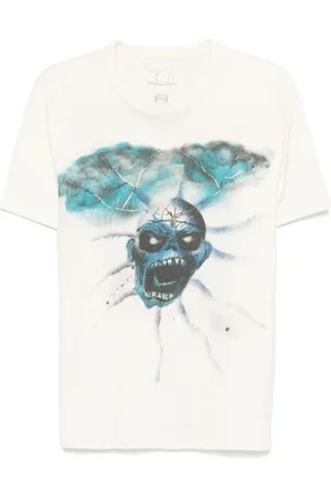 ERL T-shirt à motif tête de mort