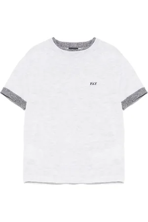 FAY T-shirt à logo brodé