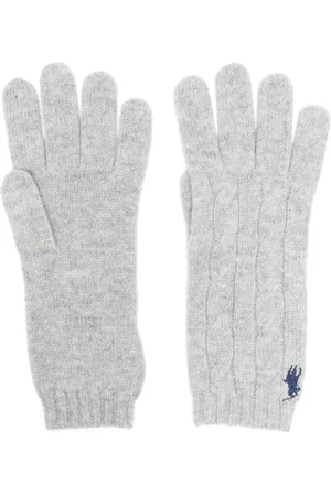 Ralph Lauren Gants en maille torsadée