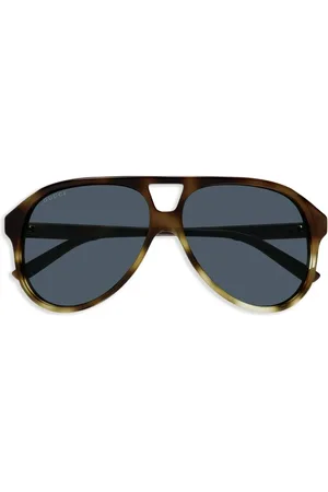 Gucci Lunettes de soleil à monture pilote