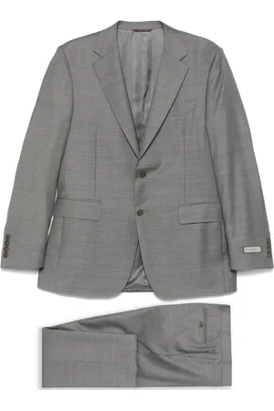CANALI Costume en laine à simple boutonnage