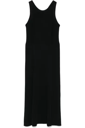 Moschino Robe mi-longue à patch logo