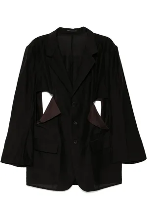 YOHJI YAMAMOTO Blazer à découpes