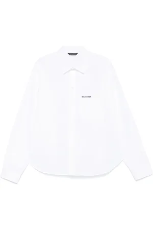 Balenciaga Chemise à logo brodé