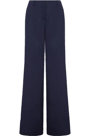 Alberta Ferretti Pantalon à coupe ample