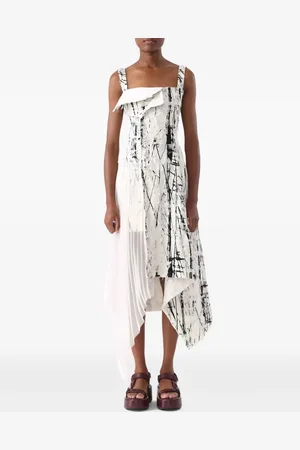 Jason Wu Robe volantée à ourlet asymétrique