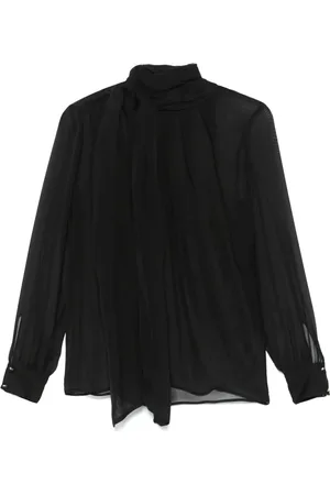 Elisabetta Franchi Blouse à col noué