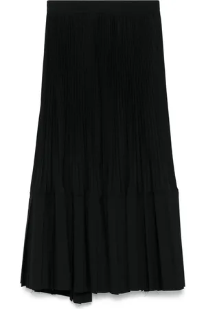 JUNYA WATANABE Jupe mi-longue à design plissé
