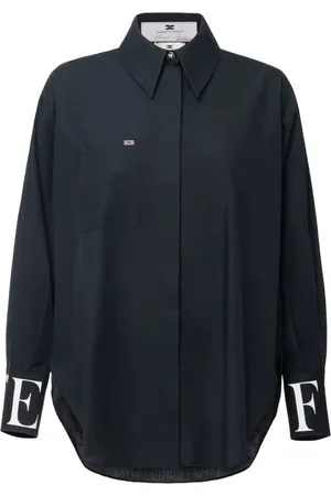 Elisabetta Franchi Chemise à logo brodé
