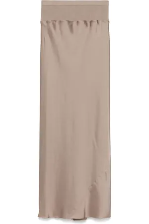 Rick Owens Jupe Calf Bias mi-longue