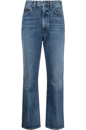 AGOLDE Jean Kick à taille haute