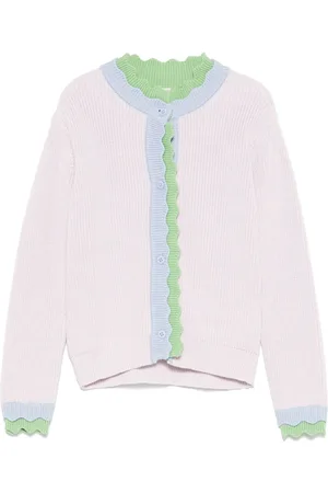Stella McCartney Cardigan à bords festonnés
