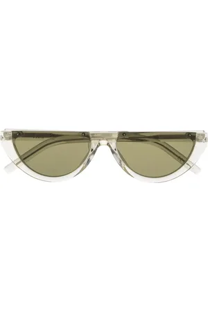 Saint Laurent Lunettes de soleil à monture demi-lune