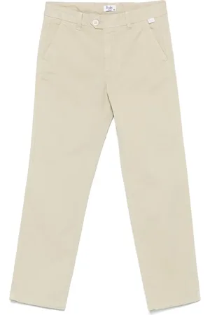 Il gufo Pantalon chino à étiquette logo