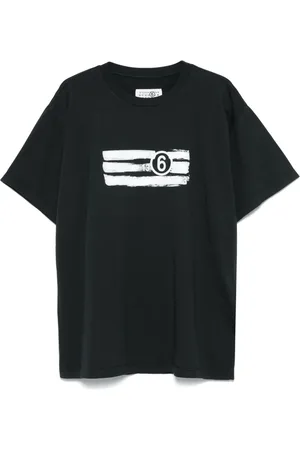 Maison Margiela T-shirt à numéro signature imprimé