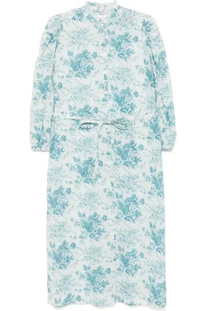 Antik Batik Robe mi-longue à imprimé Cinz