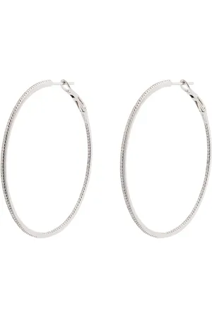 Dana Rebecca Designs Créoles en or 14ct à détails de diamants